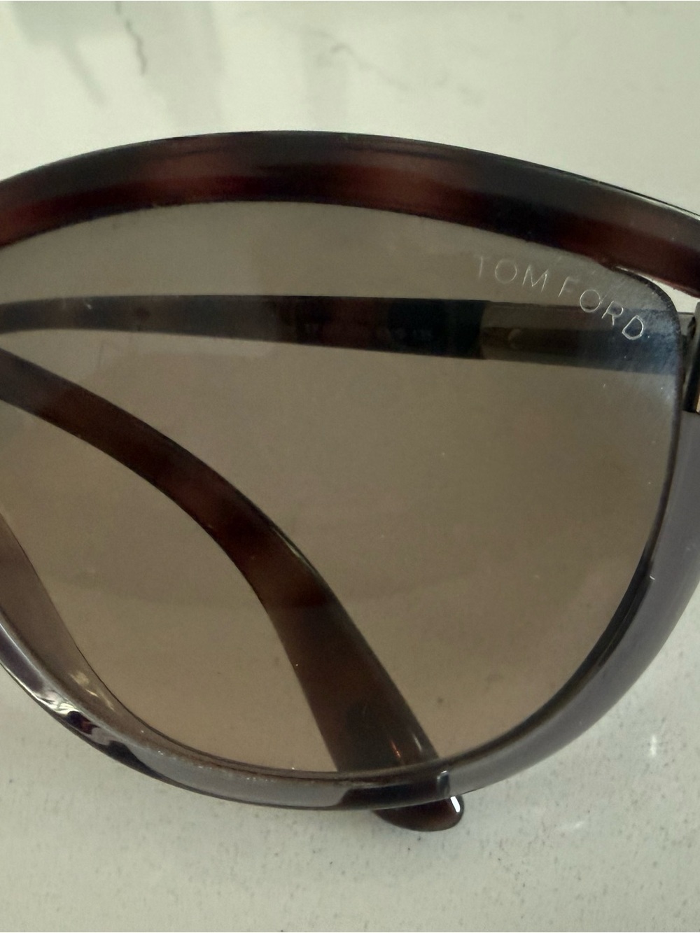 Tom Ford Women's Brown Tortoiseshell Frame Sunglasses